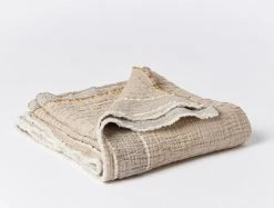 Coyuchi Topanga Matelasse Throw Blanket Home Goods