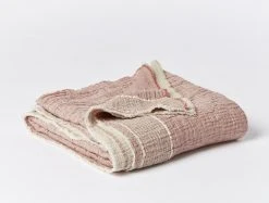 Coyuchi Topanga Matelasse Throw Blanket Home Goods