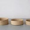 Will & Atlas Home Goods Trio Of Round Jute Baskets - Natural