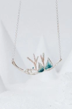 CÂPÂ Jewelry Tundra Landscape Recycled Necklace