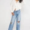 ÉTICA Tyler Vintage Straight Crop Jeans - Sandstorm New Arrivals