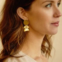Nisolo Upcycled Brass Sunset Earrings