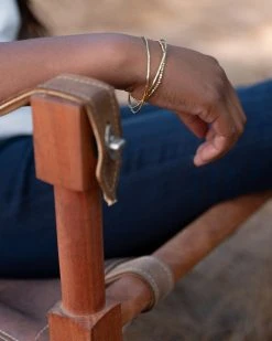 Nisolo Best Sellers Upcycled Thin Hammered Bangle