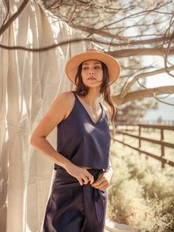 Valani Clothing Sarita Tencel Cami - Eclipse