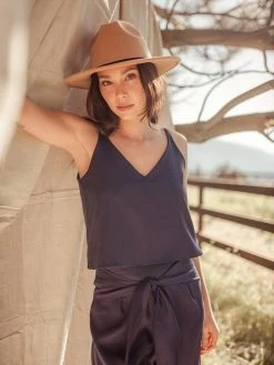 Valani Clothing Sarita Tencel Cami - Eclipse
