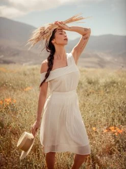 Valani Srey Banana Midi Skirt - Cloud Dancer 7 Valani Srey Banana Midi Skirt - Cloud Dancer