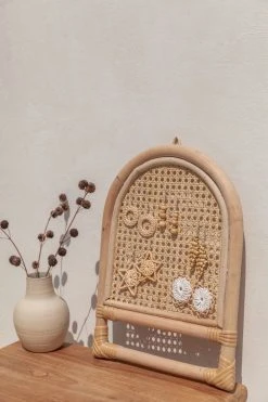 Village Thrive Arch Rattan Jewelry Hanger Home Goods 7 Village Thrive Arch Rattan Jewelry Hanger Home Goods