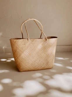Village Thrive Avery Rattan Day Tote Bag