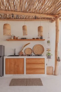 Village Thrive Borneo Rattan Pendant Lamp Shade