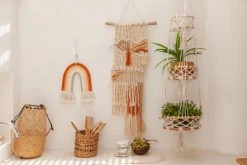 Village Thrive Mia Macrame Rainbow Wall Hanging