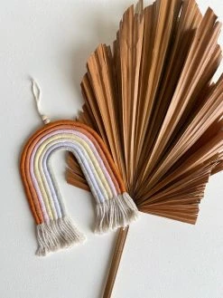 Village Thrive Mia Macrame Rainbow Wall Hanging