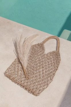 Village Thrive Accessories Natural Net Market Tote Bag