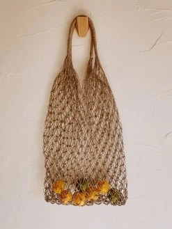 Village Thrive Accessories Natural Net Market Tote Bag