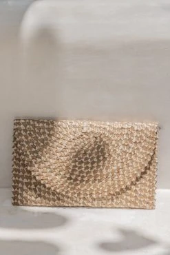 Village Thrive Ombre Rattan Clutch Bag Accessories
