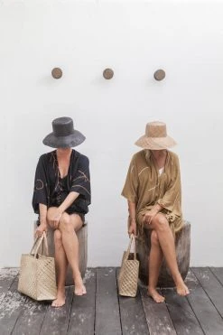 Village Thrive Accessories Woven Bucket Hat