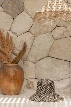 Village Thrive Accessories Woven Bucket Hat