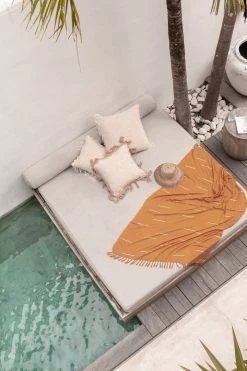 Village Thrive Home Goods Tassel Fringe Throw Pillow Cover