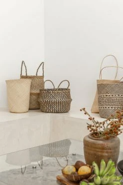 Village Thrive Praya Rattan Basket Home Goods