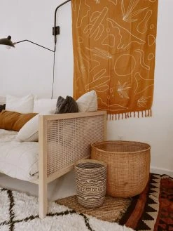 Village Thrive Praya Rattan Basket Home Goods
