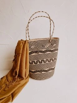 Village Thrive Accessories Praya Rattan Day Bag