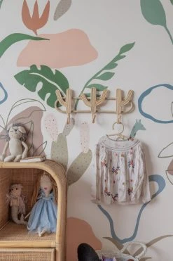 Village Thrive Cactus Rattan Multi Wall Hook Home Goods