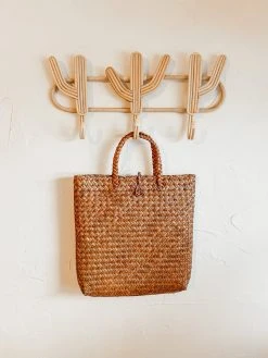 Village Thrive Cactus Rattan Multi Wall Hook Home Goods