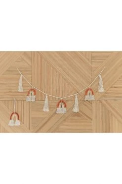 Village Thrive Home Goods Rainbow Macrame Garland
