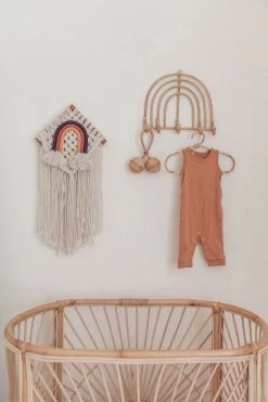 Village Thrive Rainbow Rattan Wall Hook