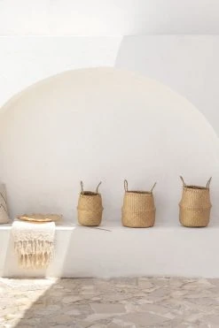 Village Thrive Tropika Seagrass Basket Home Goods