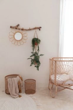 Village Thrive Wood Beaded Plant Hangers Home Goods