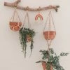 Village Thrive Wood Beaded Plant Hangers Home Goods