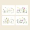 Cute Root Watercolor Gardens Plantable Cards - 8 Pack