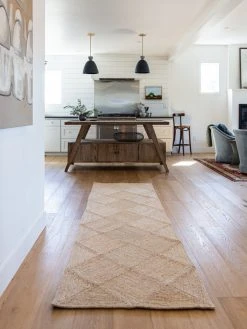 Will & Atlas Home Goods Carre Jute Runner Rug