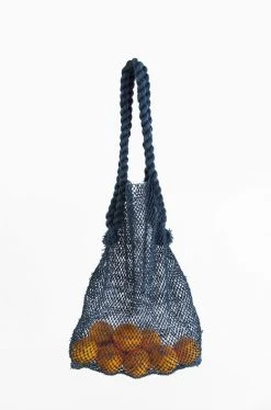 Will & Atlas Jumbo Market String Bag - Indigo Accessories