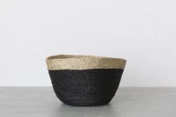 Will & Atlas Best Sellers Jute Bowl - Charcoal With Natural Trim