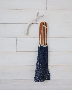 Will & Atlas Jute String Bag - Indigo Accessories