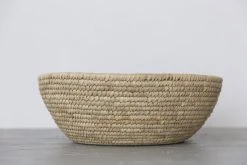 Will & Atlas Home Goods Palm Leaf Jumbo Woven Bowl