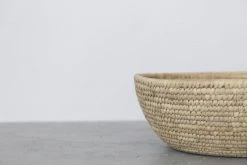Will & Atlas Home Goods Palm Leaf Jumbo Woven Bowl