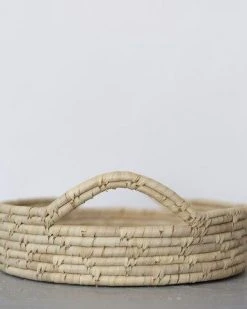 Will & Atlas Palm Leaf Large Woven Tray