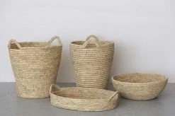 Will & Atlas Palm Leaf Large Woven Tray