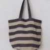 Will & Atlas Provence Striped Oversized Tote - Indigo + White