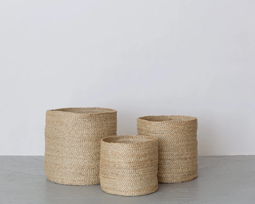 Will & Atlas Round Jute Baskets 5 Will & Atlas Round Jute Baskets