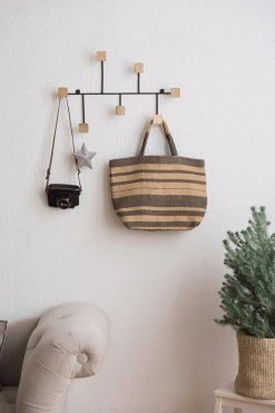 Will & Atlas Sonoma Jute Shopper - Gray Stripe