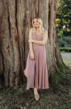 Mien Willow Wide Rib Jumpsuit Clothing