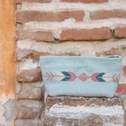 MZ Fair Trade Wind + Arrows Wool Clutch Bag Accessories