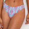 Wolven Swim Recycled Ruched Hipster Bikini Bottom - Amalfi 2 Wolven Swim Recycled Ruched Hipster Bikini Bottom - Amalfi