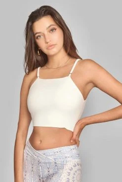 Wolven Crisscross Four-Way Recycled Top - Aquarius 10 Wolven Crisscross Four-Way Recycled Top - Aquarius