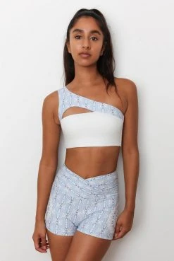 Wolven Reversible One Shoulder Recycled Top - Aquarius Activewear + Athleisure 15 Wolven Reversible One Shoulder Recycled Top - Aquarius Activewear + Athleisure