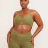 Wolven Reversible Crisscross Recycled Bra - Eucalyptus Activewear + Athleisure 2 Wolven Reversible Crisscross Recycled Bra - Eucalyptus Activewear + Athleisure