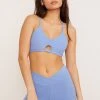 Wolven Reversible Crisscross Recycled Bra - Juniper